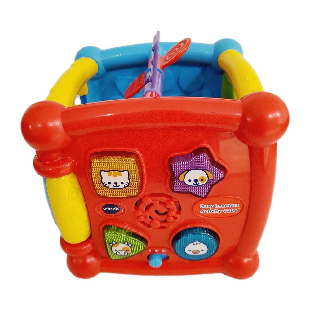 VTech Busy Learners Activity Cube Toddler Educational Learning Toy Works